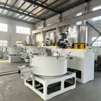 Mélangeur automatique haute vitesse en acier inoxydable pour PVC avec chauffage et refroidissement pour le traitement de la poudre de PVC