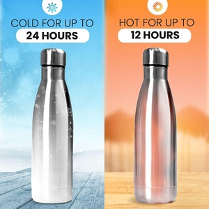Botella Deportiva de Agua de Acero Inoxidable con Aislamiento al Vacío de Doble Pared, Forma de Lata de Cola de 17 oz, con Logotipo Personalizado Gratis - Product Image 4