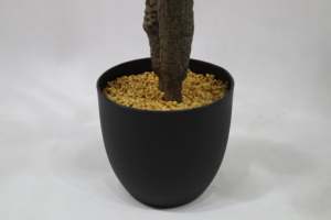 Arbre à argent artificiel de 150 cm, <span class=keywords><strong>plante</strong></span> artificielle réaliste de type bonsaï pour la décoration de la <span class=keywords><strong>maison</strong></span>, du bureau, de l'hôtel et arbre <span class=keywords><strong>porte</strong></span>-<span class=keywords><strong>bonheur</strong></span> réaliste et complet - Product Image 4