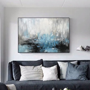 Bán Buôn Thiết Kế Mới Tường Nghệ Thuật Trang Trí Nội Thất Hiện Đại Phong Cách Trừu Tượng Sơn Dầu Trên <span class=keywords><strong>Canvas</strong></span> <span class=keywords><strong>Gallery</strong></span> Bọc Khung Lớn - Product Image 2