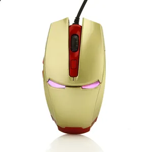 Iron Man 6D 有线光学 PC 游戏鼠标 2400 DPI