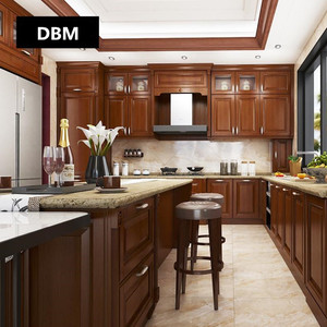 Bộ Bếp Đầy Đủ Kiểu Châu Âu Tủ Bếp Bằng Gỗ Giá Rẻ Đặt Làm Theo Yêu Cầu Với Mọi Phụ Kiện - Product Image 3