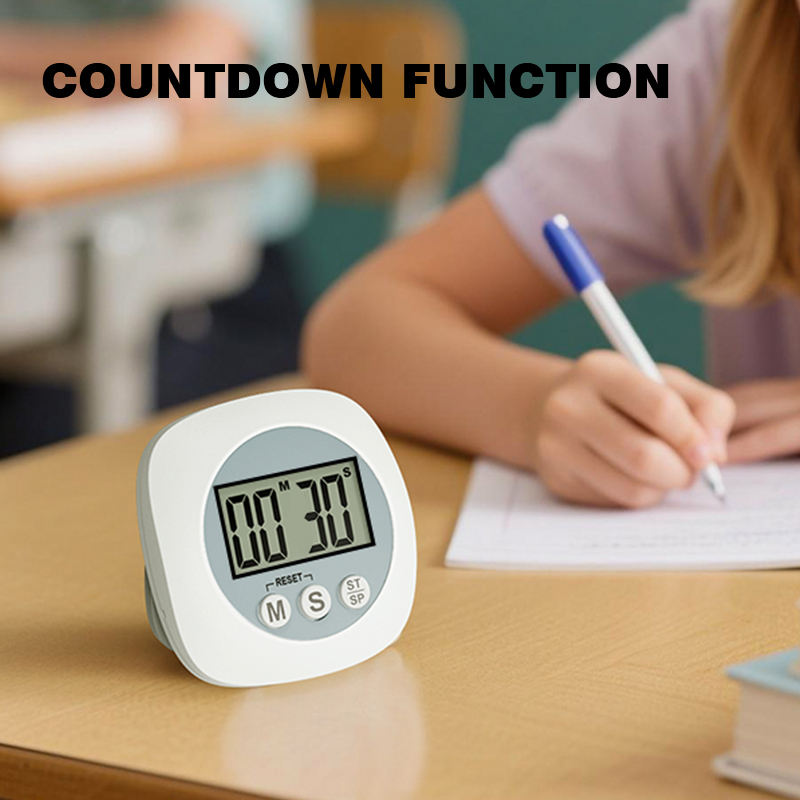 Indoor Wall Mounted LED Wall Clock Timer, Digital Countdown Timer, Table Desk Clock