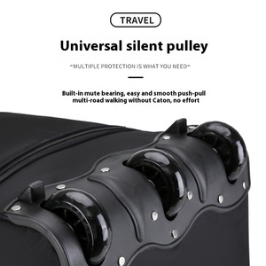 Foldable Expansion Travel Silent Trolley <b>Bag</b> Weekender Outdoor Car Trunk Cabin <b>Roller</b> <b>Bag</b> Spinner Suitcase Oxford Fashion - Product Image 3