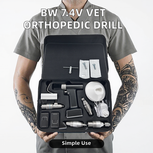 Perceuse à batterie au lithium multifonctionnelle, instruments chirurgicaux pour la chirurgie orthopédique vétérinaire, batterie écologique 7,4 V 3000 mAh - Product Image 2