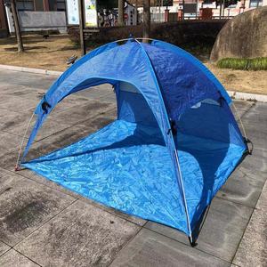 <span class=keywords><strong>Tente</strong></span> de plage entièrement automatique, argentée, imperméable, ventilée sur 3 côtés, abri solaire extérieur portable, <span class=keywords><strong>tente</strong></span> d'été facile à monter - Product Image 2