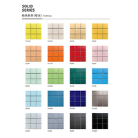 97 mosaïques de piscine en céramique multicolores (rouge, orange, jaune, vert, rose et gris) pour salle de bain, douche et mur de balcon