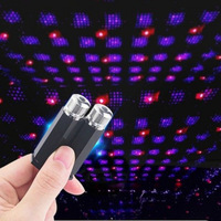 Projecteur LED USB Moderne Ciel Étoilé Rythmique de Plafond Intérieur pour Aménagement de Chambre, Matériau ABS, Alimentation par Batterie, Fonctions Voiture