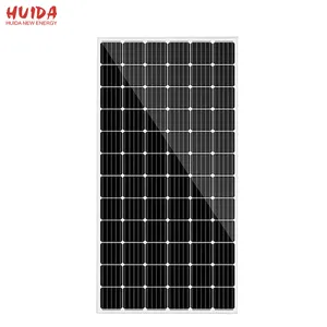 HUIDA 베스트 셀러 125 와트 모노 PV 모듈 태양 전지 패널 182mm 10BB 셀 가정용 3000 와트 태양 전지 패널