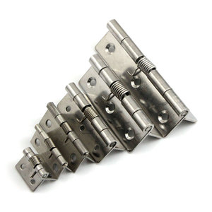 304 Stainless Steel <b>Spring</b> <b>Hinge</b> 1 Inch Automatic Door Closing Furniture <b>Hinge</b> Surface Mount Antirust - Product Image 1