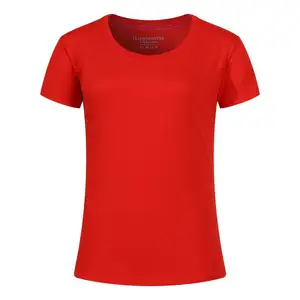 Günstiger Preis Baumwolle Blank Shirt Benutzer definierte LOGO Printing Plain White T-Shirts für Frauen