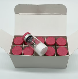 Frasco de vidrio para envasado de polvo liofilizado 3mg 5mg 10mg Caja con tapa rosa - Product Image 1