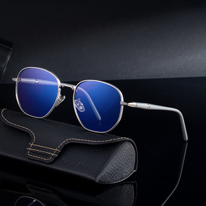 Lunettes de soleil carrées Polo Haus pour hommes, verres PC UV400, monture en métal et plastique, style extérieur, protection solaire - Product Image 1