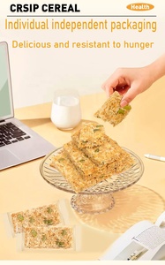 אגוז שיבולת שועל קריספי חלבון אנרגיה בר שובע דל שומן גס גרגרי שומן גס דגנים מיידית החלפת ארוחה למבוגרים מיידית - Product Image 2