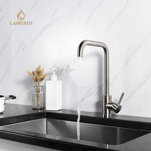 น้ำ304สแตนเลสสตีล <span class=keywords><strong>Gooseneck</strong></span> อ่างล้างจานก๊อกน้ำ - Product Image 1