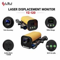 Dispositivo de Monitoreo Estructural Láser: Telemetro de Movimiento de Edificios de Alta Precisión con Alarma Fuerte de 120dB para Operaciones de Rescate