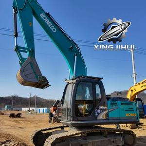 Kobelco 200-8 Used Excavator Original Japan Brand 20 Ton Rubber <b>Tracked</b> Large-Sized 2023 Model 1.0m Bucket Kobelco Engine <b>Pump</b> - Product Image 5