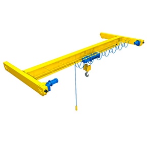 Grúa Puente Eléctrica de Viga Única de 15 Toneladas, Grúa Colgante HD QD Ajustable, Grúa Aérea con Capacidad de Elevación Máxima de 5 Toneladas, Motor - Product Image 1