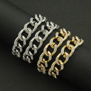 Full of Diamonds Three-dimensional Cuban Chain Necklace, Hipster Popular Cool Personality Necklace Women Tanjing Fashion - Product Image 2