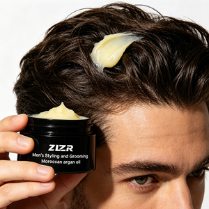 Private Label 80ml Organic Vegan Alcohol-Free Texturizing Hair Wax Matte Finish Clay Medium Hold for Men's Daily Use - Product Image 5