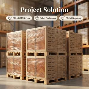 Suelo de Parqué de Azobé Sólido Unitario 440x95x18mm con Sistema de Bloqueo, Impermeable, Calefacción por Suelo Radiante para Cocina, Almacén, Residencial - Product Image 6