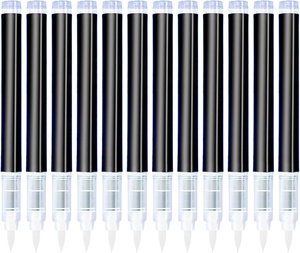 Lot de 12 marqueurs à craie liquide colorés à pointe réversible, non toxiques, à base d'eau, pour tableau blanc - Product Image 1