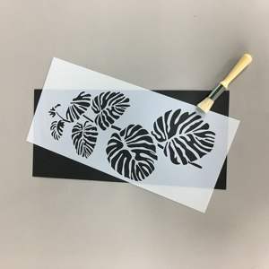 Pochoirs de <span class=keywords><strong>grande</strong></span> taille, pour la peinture du bois, <span class=keywords><strong>sur</strong></span> toile, ensemble de pochoirs réutilisables, pochoirs en <span class=keywords><strong>feuille</strong></span> pour murs, meubles - Product Image 2