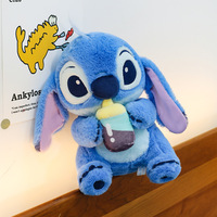 Boneka Stitch Bayi Peluk Botol, Boneka Stitch Star Bayi, Boneka Kain, Bantal Boneka, Mainan Boneka Grosir