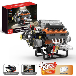 Kaiyu K96215 Set di Blocchi da Costruzione in Plastica ABS con Modello di <span class=keywords><strong>Motore</strong></span> V8, 767 Pezzi, Scala 1:12, Giocattolo Educativo per Età 14+ - Product Image 6