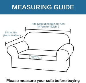 Funda de <span class=keywords><strong>sofá</strong></span> elástica de 2 piezas, cubierta de <span class=keywords><strong>sofá</strong></span> de 2 plazas, suave, lavable, para muebles - Product Image 3