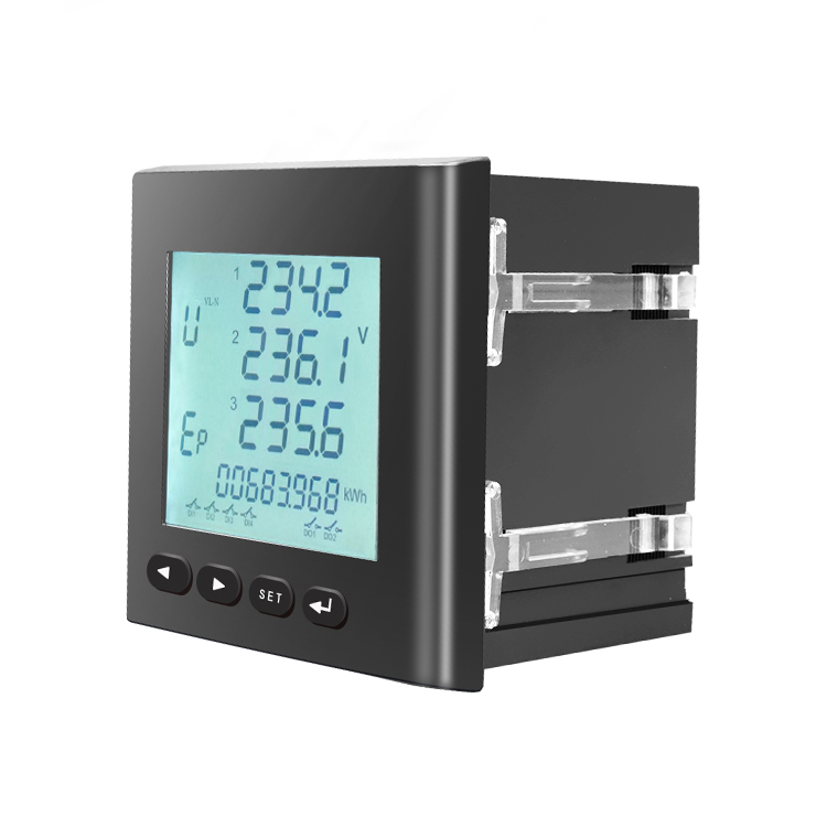 Three-Phase Power Meter Digital Multifunction Panel Meter For Energy Metering Ethernet RJ45