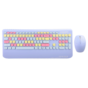 Geezer nhiều màu sắc ưa thích 2.4GHz Bàn phím không dây và chuột kết hợp với tay còn lại đầy màu sắc - Product Image 3