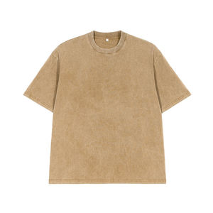 T-shirt ample vintage pour homme avec motif graphique, logo personnalisé disponible, 100 % coton, délavé à l'acide, style décontracté - Product Image 2