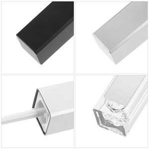 Custom Logo <b>Plastic</b> Led Light Lip Glaze Packaging Empty Container 7ml Lip Gloss Tube with <b>Mirror</b> - Product Image 2