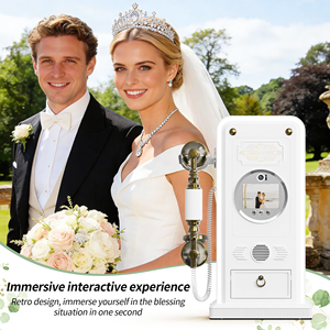 Libro degli Ospiti Video Personalizzato con Telefono Vintage, Video HD 1080P e Audio per Matrimoni ed Eventi Anniversari - Product Image 3