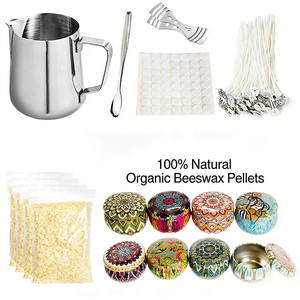 Kit de Création de Cire d'Abeille : Huiles Parfumées, Colorants, Outils, Kit de Démarrage pour Entreprise Artisanale Naturelle, Formation à la Production Artisanale - Product Image 3