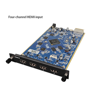 Tường điều khiển 4-kênh HD mi 1.3 đầu vào đầu ra HDCP tuân thủ âm thanh <span class=keywords><strong>video</strong></span> chiếu sáng chuyên nghiệp <span class=keywords><strong>video</strong></span> duy nhất Hội Đồng Quản Trị - Product Image 2