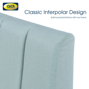 Cama de madera de tamaño <span class=keywords><strong>King</strong></span> para dormitorio, muebles de dormitorio con marco sólido, dobles, baratos y al por mayor - Product Image 4