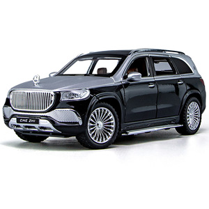 1:24รถโมเดล Maybach Benz แบบหล่อขึ้นรูปด้วยเสียงและเบาโมเดลรถทำจากโลหะของตกแต่งรถโมเดลรถ SUV - Product Image 1