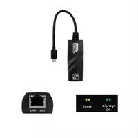 OTG adaptor Port LAN tipe C, adaptor Port USB 3.0 ke RJ45 LAN
