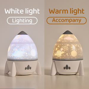 <span class=keywords><strong>BAHE</strong></span> LED ciel étoilé projecteur veilleuse moderne enfants bleu noir étoile lune lampe pour chambre décor maison batterie salon - Product Image 6
