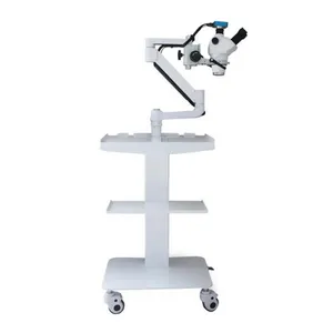 أحدث مجهر اقتصادي متعدد الوظائف 2.5X-25X LED للعمليات الجراحية ميكروسكوب طبيب الأسنان المكشف كاميرا رقمية ميكروسكوب طبيب الأسنان
