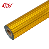 Rouleaux de feuille de dorure à chaud PET laser or de haute qualité, échantillon gratuit, feuille réactive au toner, feuille à chaud pour l'impression d'emballages