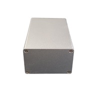Özel 66*43 alüminyum ekstrüzyon elektrik amplifikatör kontrol kutusu muhafaza Mini PC kasa bölünmüş elektronik ve enstrüman barınak