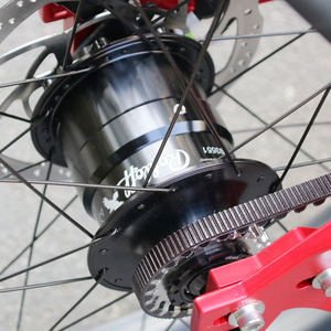 Vélo électrique à pneus larges longue portée 48v 750W 1000W, transmission par <span class=keywords><strong>courroie</strong></span>, nouveau <span class=keywords><strong>moyeu</strong></span> <span class=keywords><strong>Rohloff</strong></span> 14 vitesses, vélo électrique - Product Image 5