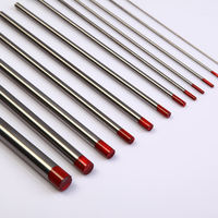 Elektroda Tungsten AWS A5.12 WT20 2% Arc Red Tip TIG 1.6/2.0/2.4/3.2mm 150mm 175mm WL20 WC20 WT10 Batang Las Biru Abu-abu Hijau
