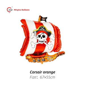 Globos de Aluminio con Temática Pirata, Barco Pirata, Personaje Pirata, Sombrero de Tiburón, Decoraciones para Fiestas de Cumpleaños Infantiles y Halloween - Product Image 5