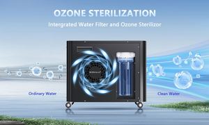 เครื่องทำความเย็นน้ำ ICEGALAX 1HP พร้อมเครื่องกำเนิดโอโซน เครื่องทำความเย็นน้ำสำหรับแช่น้ำแข็งเพื่อฟื้นฟูสมรรถภาพนักกีฬา - Product Image 4