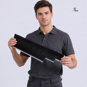 Bande de <span class=keywords><strong>brosse</strong></span> en aluminium, grattoir, <span class=keywords><strong>joint</strong></span> d'étanchéité pour <span class=keywords><strong>porte</strong></span> <span class=keywords><strong>coulissante</strong></span>, durable, fixation par vis, <span class=keywords><strong>joint</strong></span> de bas de <span class=keywords><strong>porte</strong></span> pour cuisine et salon - Product Image 6