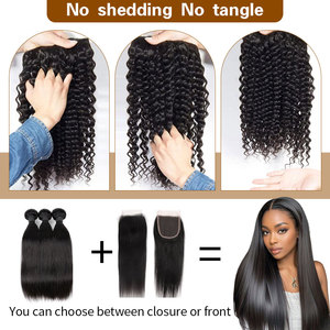 Extensions de cheveux brésiliens vierges de vison naturel de haute qualité, mèches de cheveux humains vierges vietnamiens lisses 12A, fournisseurs de cheveux indiens bruts - Product Image 4